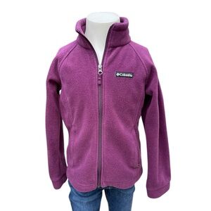 Columbia | Girls Fleece Jacket | Plum | S 7/8